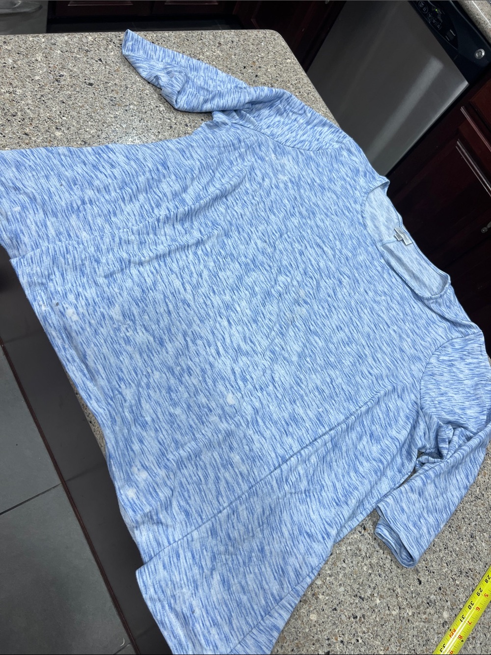 Woman’s 30/32 plus size avenue top blouse blue z28